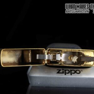 ZIPPO LA MÃ 1996 – MẠ VÀNG 22K – CAMEL GOLD PLATE 22K 5