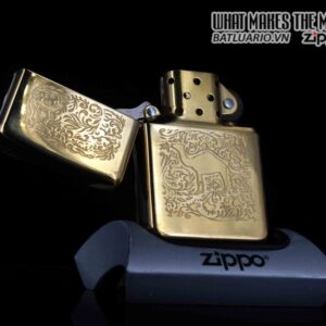 ZIPPO LA MÃ 1996 – MẠ VÀNG 22K – CAMEL GOLD PLATE 22K 6