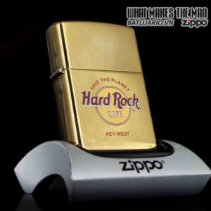 ZIPPO LA MÃ 1997 – ĐỒNG NGUYÊN KHỐI – CAFE HARD ROCK – KEY WEST