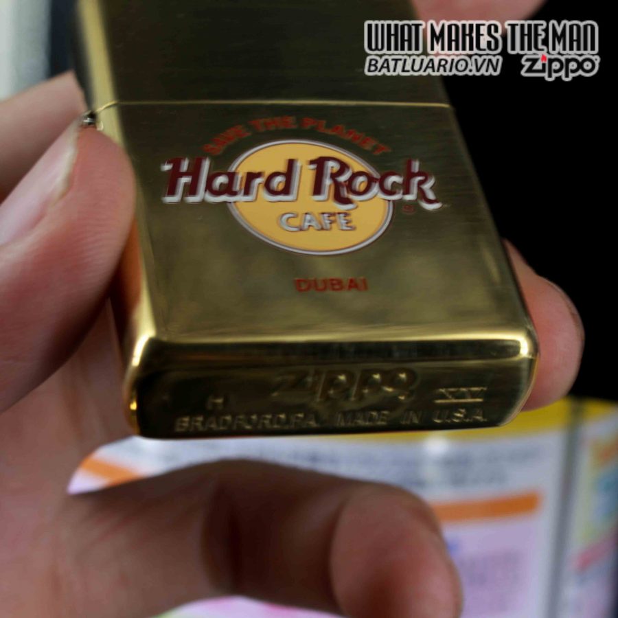 ZIPPO LA MÃ 1999 – ĐỒNG NGUYÊN KHỐI – CAFE HARD ROCK – DUBAI 1 ZIPPO LA MÃ 1999 – ĐỒNG NGUYÊN KHỐI – CAFE HARD ROCK – DUBAI 1