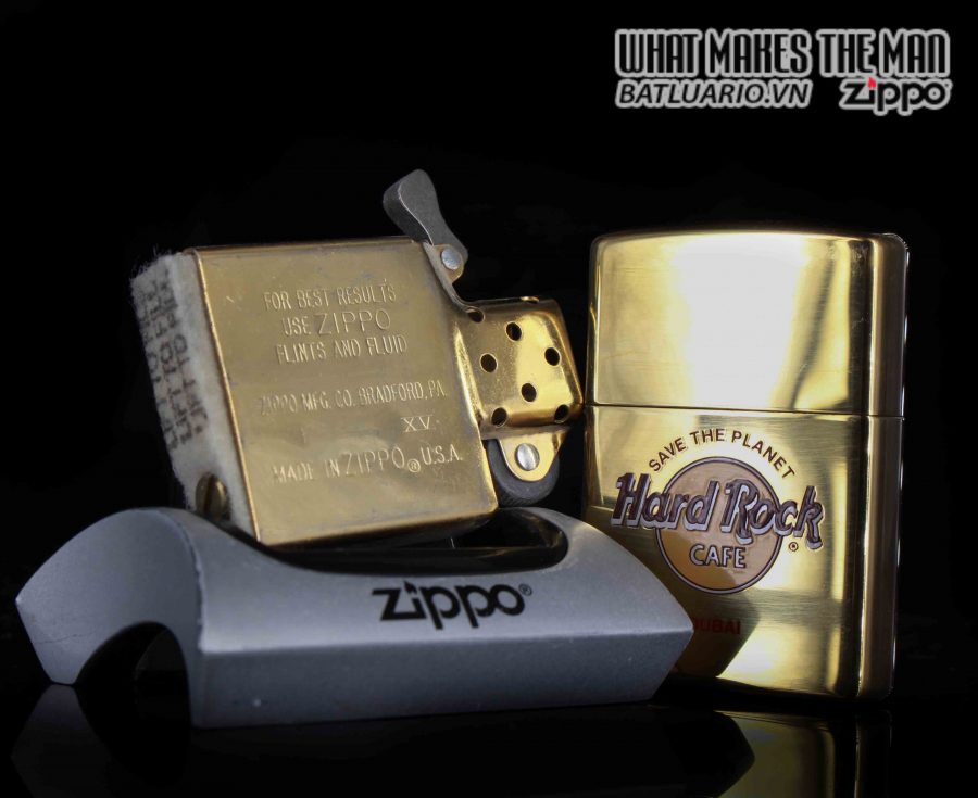 ZIPPO LA MÃ 1999 – ĐỒNG NGUYÊN KHỐI – CAFE HARD ROCK – DUBAI 4 ZIPPO LA MÃ 1999 – ĐỒNG NGUYÊN KHỐI – CAFE HARD ROCK – DUBAI 4