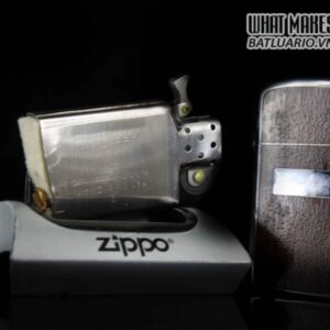 ZIPPO SLIM 1975 – WOOD GRAIN PANEL – ỐP GỖ 2