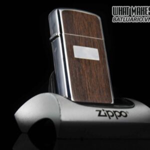 ZIPPO SLIM 1975 – WOOD GRAIN PANEL – ỐP GỖ