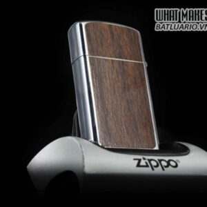 ZIPPO SLIM 1975 – WOOD GRAIN PANEL – ỐP GỖ 5