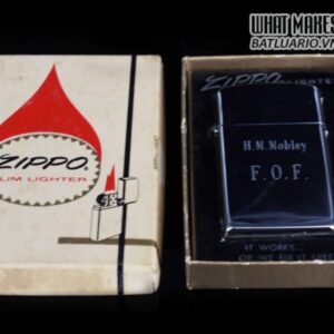 ZIPPO SLIM XƯA 1958 – H M MOBLEY F.O.F 5