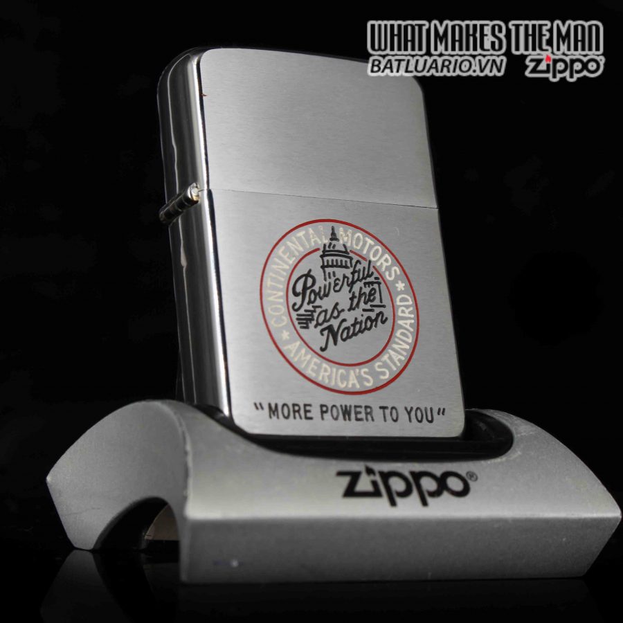 ZIPPO XƯA 1956 – POWERFULL AS THE NATION