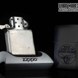ZIPPO XƯA 1956 – SAVE A PIECE OF EVERY DOLLAR 4