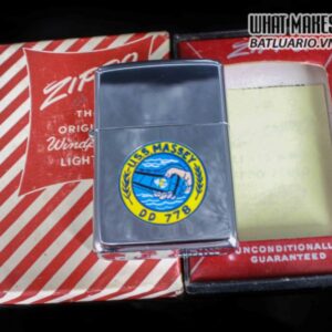 ZIPPO XƯA 1960 – TOWN & COUNTRY – USS MASSEY DD 778 2