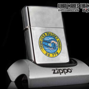 ZIPPO XƯA 1960 – TOWN & COUNTRY – USS MASSEY DD 778