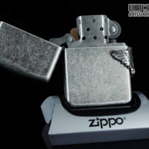 ZIPPO LA MÃ 1994 – ANTIQUE SILVER – CAMEL 10