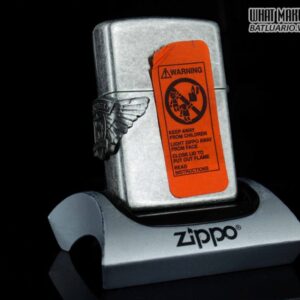 ZIPPO LA MÃ 1994 – ANTIQUE SILVER – CAMEL 8