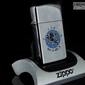 ZIPPO SLIM XƯA 1978 – ZODIAC LEO – CUNG HOÀNG ĐẠO