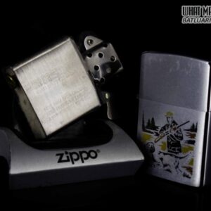 ZIPPO XƯA 1979 – HUNTER WITH DOG GUN – SPORT SERIES 1