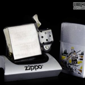 ZIPPO XƯA 1979 – HUNTER WITH DOG GUN – SPORT SERIES 2