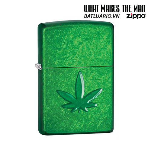 Zippo 29673 - Zippo Pipe Stamped Weed Leaf Meadow