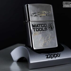 GIFT SET – ZIPPO LA MÃ 1995 – SILVER PLATE – MATCO TOOLS RACING 14