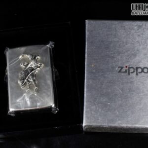 HIẾM - ZIPPO LA MÃ 1990 - RODEO MARLBORO - STERLING SILVER - LIMITED / 3000 1