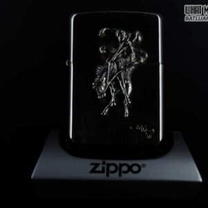 HIẾM - ZIPPO LA MÃ 1990 - RODEO MARLBORO - STERLING SILVER - LIMITED / 3000 10