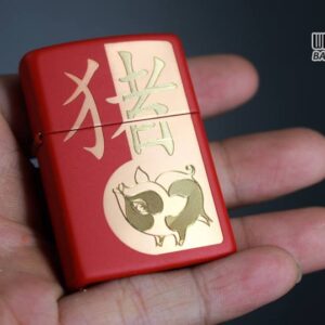 Zippo 29661 - Zippo Chinese Year of the Pig Red Matte 13