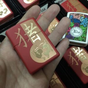 Zippo 29661 - Zippo Chinese Year of the Pig Red Matte 2