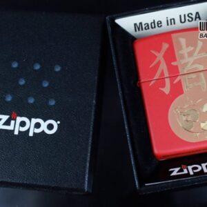 Zippo 29661 - Zippo Chinese Year of the Pig Red Matte 6