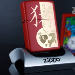 Zippo 29661 - Zippo Chinese Year of the Pig Red Matte 7