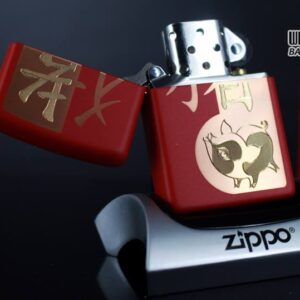 Zippo 29661 - Zippo Chinese Year of the Pig Red Matte 9