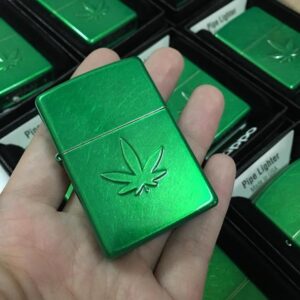 Zippo 29673 - Zippo Pipe Stamped Weed Leaf Meadow 1