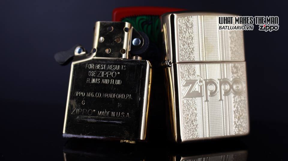 Zippo 29677 - Zippo Engraved Pattern High Polish Brass 15