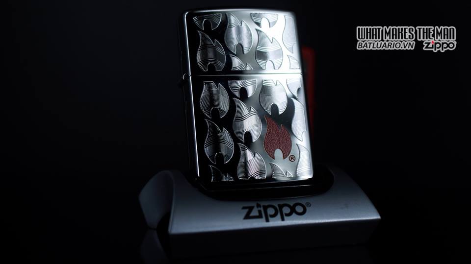 Zippo 29678 - Zippo Flames High Polish Chrome 7