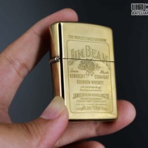 ZIPPO LA MÃ 1995 – ĐỒNG NGUYÊN KHỐI – JIM BEAM 4