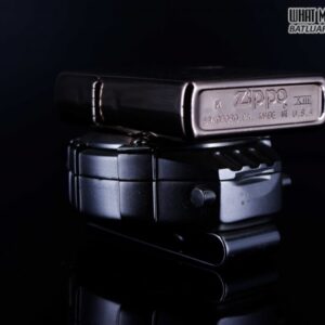 ZIPPO LA MÃ 1997 – BRUSHED CHROME – ROSE GOLD – MẠ VÀNG HỒNG 4