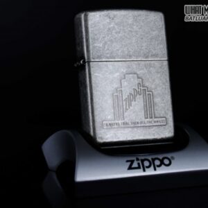 ZIPPO LA MÃ 1998 - ANTIQUE SILVER - BẠC GIẢ CỔ