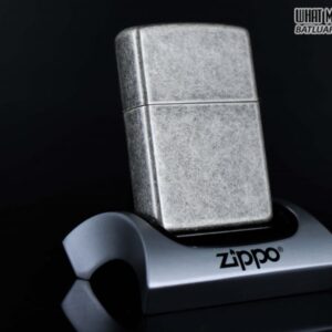 ZIPPO LA MÃ 1998 – ANTIQUE SILVER – MẠ BẠC GIẢ CỔ – AMERICA’S CUP 6