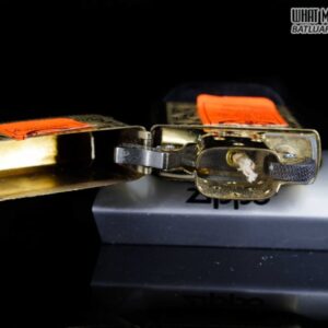 ZIPPO LA MÃ 1998 – VENETIAN – ĐỒNG NGUYÊN KHỐI – HOA VĂN Ý