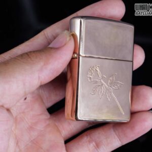 ZIPPO LA MÃ 1999 – ROSE GOLD – MẠ VÀNG HỒNG