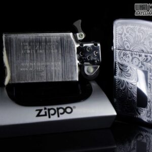 ZIPPO SLIM 1979 – VENETIAN – HOA VĂN Ý 3