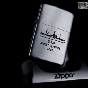 ZIPPO XƯA 1951 - 1952 - USS MOUNT OLYMPUS AGC 8 5