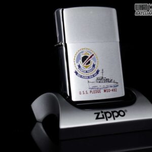 ZIPPO XƯA 1981 - USS PLEDGE MSO 492