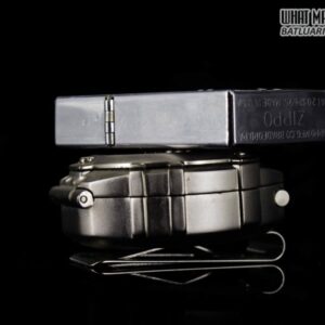 HIẾM - ZIPPO XƯA 1936 – METALIQUE – BẢN LỀ 4 CHẤU – RUỘT PITTON 14 LỖ 5