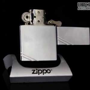 HIẾM - ZIPPO XƯA 1936 – METALIQUE – BẢN LỀ 4 CHẤU – RUỘT PITTON 14 LỖ 7