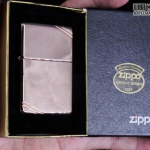 ZIPPO LA MÃ 1997 – REPLICA 1937 – MẠ VÀNG HỒNG – ROSE GOLD