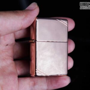 ZIPPO LA MÃ 1997 – REPLICA 1937 – MẠ VÀNG HỒNG – ROSE GOLD 9
