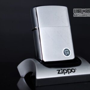 ZIPPO XƯA 1967 – BRUSHED CHROME – PLAIN – TRƠN 2 MẶT