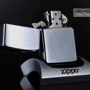 ZIPPO XƯA 1968 – BRUSHED CHROME – PLAIN – TRƠN 2 MẶT 10