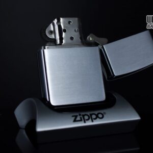 ZIPPO XƯA 1973 – BRUSHED CHROME – PLAIN – TRƠN 2 MẶT 7