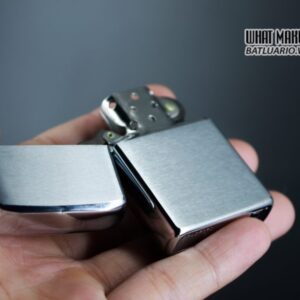 ZIPPO XƯA 1974 – BRUSHED CHROME – PLAIN – TRƠN 2 MẶT 4