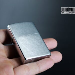 ZIPPO XƯA 1974 – BRUSHED CHROME – PLAIN – TRƠN 2 MẶT 5