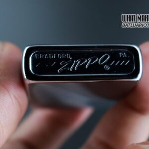 ZIPPO XƯA 1974 – BRUSHED CHROME – PLAIN – TRƠN 2 MẶT 6