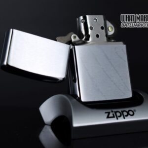 ZIPPO XƯA 1974 – BRUSHED CHROME – PLAIN – TRƠN 2 MẶT 9
